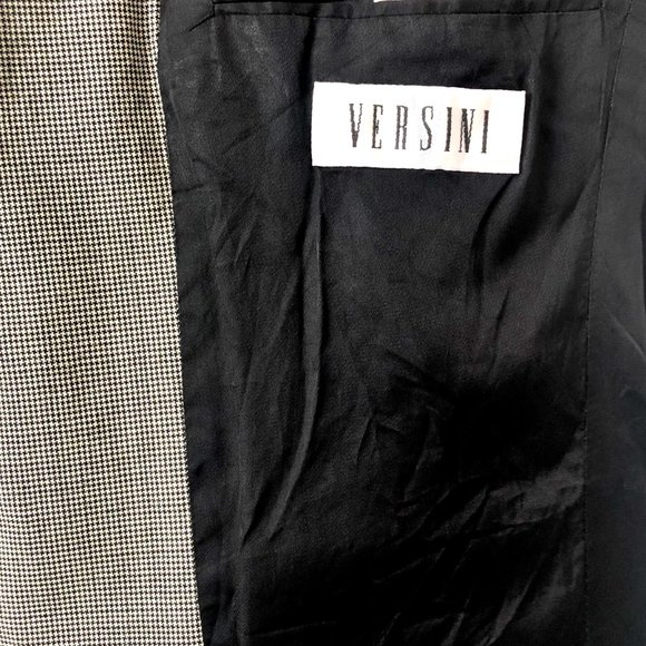 Vintage Grey Wool Blazer | Versini - Picture 9 of 10